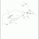 FLTRXSE 1TCL CVO ROAD GLIDE (2020) FOOTPEGS, PASSENGER