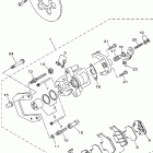 Rhino 660 Задний суппорт тормозной
