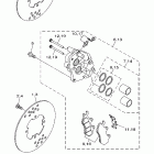 Rhino 660 Передний тормозной суппорт