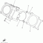 RHINO 450 - YXR45FW-B Цилиндр
