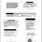 FLHT 1FVC ELECTRA GLIDE STANDARD (2020) Лейбл предостережения