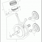 FXDRS 1YVK FXDR 114 (2020) PISTONS AND FLYWHEEL ASSEMBLY - MILWAUKEE-EIGHT™ 1...