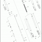 FLSB 1YMJ SPORT GLIDE (2020) FORK, FRONT - FLSB