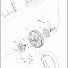 FLTRXSE 1TCL CVO ROAD GLIDE (2020) Колесо переднее
