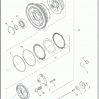 FLHTP 1FMP ELECTRA GLIDE STANDARD POLICE (2020) Сцепление