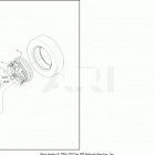 FLHTCUTGSE 1TBH CVO TRI GLIDE (2020) Колесо заднее