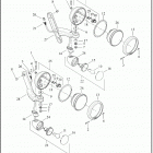FLHTCU 1FCC ELECTRA GLIDE ULTRA CLASSIC (2019) AUXILIARY / FOG LAMPS AND TURN SIGNALS, FRONT - FL...