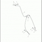 FXFB 1YKJ FAT BOB (2019) BRAKE LINES, FRONT, NON-ABS - FXFB, FXFBS