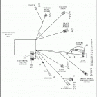 XL883N 4LE2 IRON 883 (2019) WIRING HARNESS, MAIN, KEYLESS, NON-ABS (3 OF 4)