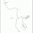 FLTRX 1KHC ROAD GLIDE (2018) BRAKE LINES, FRONT - NON-ABS