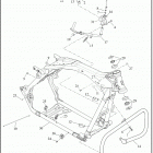 FLHTP 1FMC ELECTRA GLIDE STANDARD POLICE (2018) FRAME AND JIFFY STAND