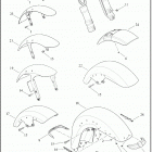 FLSL 1YDJ SLIM (2018) FENDERS, FRONT