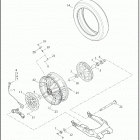 FLTRXSE 1TCL CVO ROAD GLIDE (2018) Колесо заднее