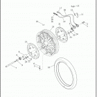 FLHTP 1FMC ELECTRA GLIDE STANDARD POLICE (2018) Колеса перед