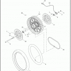 FLHRC 1FRC ROAD KING CLASSIC (2019) WHEELS, FRONT, LACED