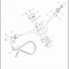 XG500 4NAA STREET 500 (2019) HANDLEBAR, HAND CONTROLS AND SPEEDOMETER - XG500, ...