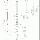 FLSL 1YDJ SLIM (2018) FORK, FRONT - FLDE, FLFB, FLFBS, FLHC, FLHCS, FLSL
