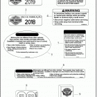 FLHTP 1FMP ELECTRA GLIDE STANDARD POLICE (2019) Лейбл предостережения