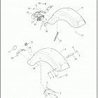 FLTRX 1KHC ROAD GLIDE (2019) FENDERS, REAR