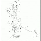 FLTRX 1KHC ROAD GLIDE (2018) BRAKE LINES AND MODULE, REAR - ABS
