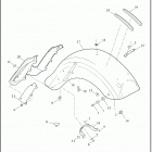 FLTRXSE 1TCL CVO ROAD GLIDE (2018) FENDER, REAR