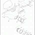 FLHTKSE 1TEH CVO ULTRA LIMITED (2018) WINDSHIELD, FAIRING AND HEADLAMP