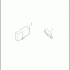 XL883N 4LE2 IRON 883 (2019) TURN SIGNAL MODULE AND SECURITY SIREN