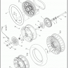 FLTRX 1KHC ROAD GLIDE (2019) Колесо заднее