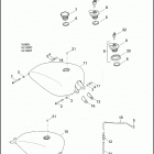 XL1200NS 1LP3 IRON 1200 (2018) Топливный бак