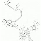 XL1200NS 1LP3 IRON 1200 (2018) BRAKE LINES, REAR - NON-ABS