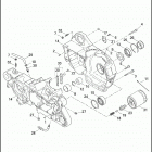 XL1200NS 1LP3 IRON 1200 (2018) CRANKCASE AND GEARCASE