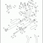 XL1200NS 1LP3 IRON 1200 (2018) Глушитель