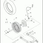 XL1200NS 1LP3 IRON 1200 (2018) WHEELS, REAR, CAST - XL883L, XL883N, XL1200CX, XL1...