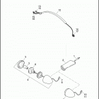 XL1200NS 1LP3 IRON 1200 (2018) TURN SIGNALS, REAR - XL883N, XL1200NS, XL1200X, XL...