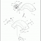 FLTRX 1KHC ROAD GLIDE (2018) FENDERS, REAR
