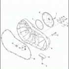 XL1200NS 1LP3 IRON 1200 (2018) INSPECTION COVER AND PRIMARY COVER