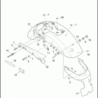 XL1200NS 1LP3 IRON 1200 (2018) FENDERS, REAR - XL883N, XL1200X,1200X ANX, XL1200N...