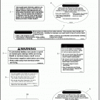 FLTRX 1KHC ROAD GLIDE (2018) Лейбл предостережения