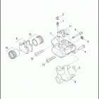 XL1200NS 1LP3 IRON 1200 (2018) BRAKE CALIPER, REAR