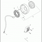 XL1200NS 1LP3 IRON 1200 (2018) ALTERNATOR AND REGULATOR