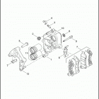 XL1200NS 1LP3 IRON 1200 (2018) BRAKE CALIPER, FRONT