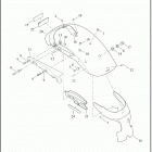 XL883N 4LE2 IRON 883 (2018) FENDERS, REAR - XL883N, XL1200X, XL1200X ANX (DOME...
