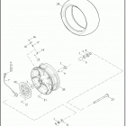 FLHTKSE 1TEH CVO ULTRA LIMITED (2018) Колесо заднее