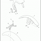 XL1200NS 1LP3 IRON 1200 (2018) FENDERS, FRONT