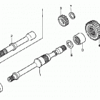 TRX350TM Вал ведущий