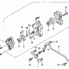 TRX350TM Масляный насос