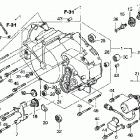 TRX350FE Front crankcase cover (at)