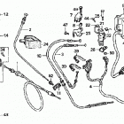 TRX500FE Рычаги & переключатели & тросы