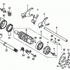 TRX300EX Gearshift drum (trx300ex'01-'06)