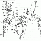 TRX500FE Главный тормозной цилиндр - передний